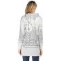 Linear - of Toronto,Womens Sweatshirt Casual Long Sleeve Pullover Hoodie Dress Canada.Flat one line Style - Toronto S