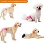 OCSOSO Washable Dog Diapers Premium Male & Female Dog Diapers Easywear Durable Doggie Diapers Machine Washable Solution for Pet Incontinence and Long Travels - 3 Pack Set (XL)