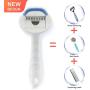 YINI Dog Brush and Cat Brush Multifunction Pet Grooming Tool Undercoat and Surface Rake for Cats & Dogs - Safe Dematting Comb for Easy Mats & Tangles Removing - No More Nasty Shedding and Flying Hair