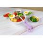 ZHYSKTHD Ceramic Scissors For Baby Food,Multi Purpose Scissors For Kitchen, Classrom, Craft, Pet Care And Never Rusts (Orange)