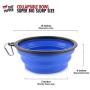 Tuff Pupper Super Big Slurp Collapsible Dog Bowls | Available in 100oz/60oz/40oz Sizes | Convenient Dog Travel Bowl | Keeps Pups Hydrated and Full | Portable Dog Water Bowl & Travel Bowl for Pets
