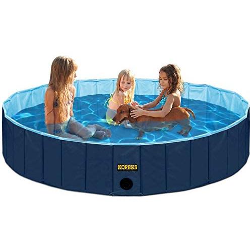 KOPEKS Round Heavy Duty PVC Outdoor Pool / Bathing Tub - Portable & Foldable - 3 Sizes Available