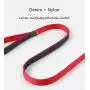 Dog Harness and Leash Set Adjustable Dog Harnesses Denim Rope Leash for Small Medium Dogs Durable Pet Vest