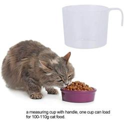 JingYi Pet Food Barrel,Pet Cat Food Barrel Grain Storage Damp-Proof Dog Feeder Sealed Feed Fresh Box with Measuring Cup Cat Food Barrel(#1)