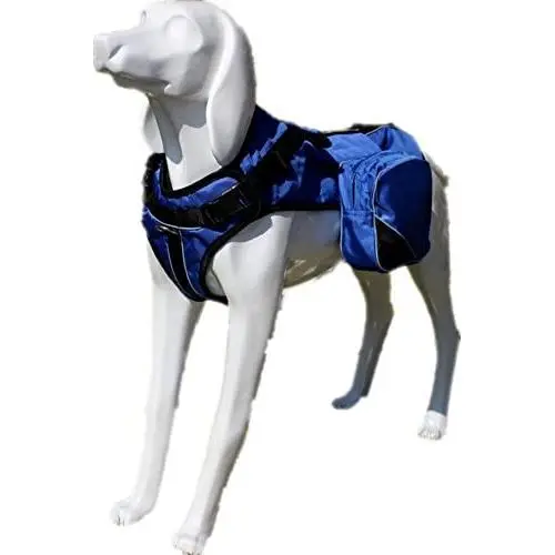 haoyueer No Pull Harness Therapy Dog Service Vest Removable Saddle Bag Dogs Backpack Harness