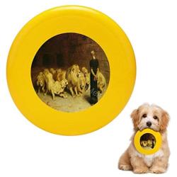 Pet Frisbee Flying Disc Dog Toy - Multifunction Daniel in The Lions Den Briton Riviere