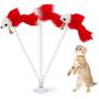 elegantstunning Funny Pet Cat Toys, Kitten Play Toy, Feather False Mouse Bottom Sucker Cat Teaser, Funny Mice Playing Toy for Pet Kitten