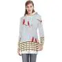 Linear - of Toronto,Womens Sweatshirt Casual Long Sleeve Pullover Hoodie Dress Canada.Flat one line Style - Toronto S