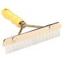 Teanfa Professional Large Dogs Hair Brush Slicker Long Short Hair Comb Rake for Cleaning and Grooming Dematting Detangling Pets Hair