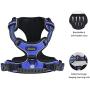 Acare Dog Harness Large Vest, Comfirt Harness for Dogs with Handle Large Dog Walking Harness - No More Pulling, Tugging or Choking - Blue