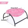 NOYAL Dount Dog Cat Bed Self-Warming Pet Bed-Cat Hammock Elevated Cat BES Soft Cat Cot