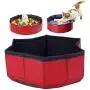 GLOGLOW Pet Water Pool, PVC Pet Swimming Pool Portable Foldable Pool No Inflation Bathtub for Dog Cat Small Animal