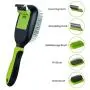 LEWARM Bristle Brush/Pin Brush/Bath&Massage Brush/Dematting Comb/Deshedding Comb for Dogs Cats 5-in-1 Pet Grooming Kit, Remove Undercoat MatsTangled Hair & Improve Circulation