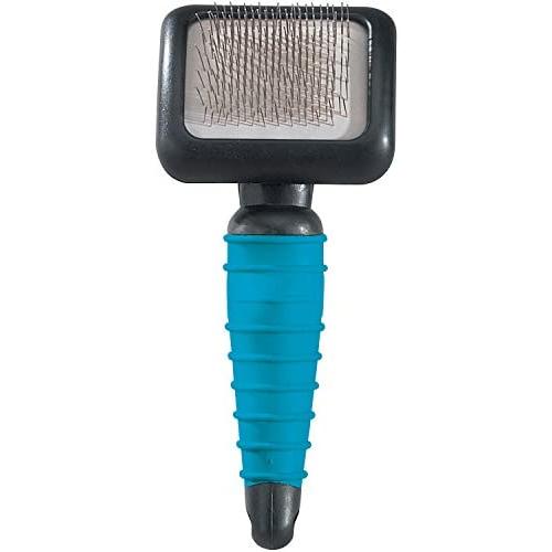 Master Grooming Tools Ergonomic Slicker Brushes — Molded Brushes for Grooming Dogs - Small, 3⅛'' x 2½''