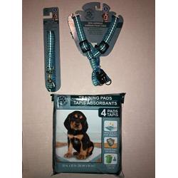 GREENBRIER KENNEL CLUB Adjustable Dog Harness Resistant Soft Harness Multi-Size Blue/Green