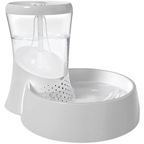 Petmate Fresh Flow Rain Battery Fountain for Cats and Dogs, 75 oz