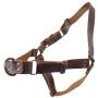 Taco Dog, Dog Harness Handmade from Full Grain Leather - Easy and Comfortable Walking, Adjustable, Safe for Your Pet, Prevents Escapes, Heavy Duty Metal, Handle - for Large Dog Breeds - Bourbon Brown