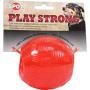 Ethical Pets Dog 54002 Play Strong Rubber Ball Dog Toy Red, Large, 3.75-Inch