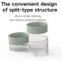 pidan Elevated Cat Bowls Set with Tilted Stand and 2 Removable Bowls, Raised No Spill Pet Food and Water Dishes for Cat and Small Dogs pidan Elevated Cat Bowls Set with Tilted Stand and 2 Removable Bowls, Raised No Spill Pet Food and Water Dishes for Cat and Small Dogs