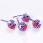 ocijf179 Pet Toy 24Pcs/Set Cat Toy String Knotted Ball Mouse Molar Anti-bite Gift Box Pet Supply - Random Color