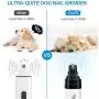 Viixm Dog Nail Grinder, Electric 2-Speed Pet Nail Trimmer Clipper Low Noise Rechargeable Painless Paws Grooming and Smoothing for Small Medium Large Dogs and Cats Viixm Dog Nail Grinder, Electric 2-Speed Pet Nail Trimmer Clipper Low Noise Rechargeable Painless Paws Grooming and Smoothing for Small Medium Large Dogs and Cats