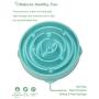 Slow Feeder Dog Bowl, Slow Pet Bowl Slow Feeder for Dog Cats, Interactive Bloat Stop Dog Bowls, Slow Feeding Anti-Skid Design