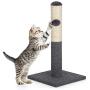 Cat Scratching Post Cat Claw Scratcher Durable Activity Tree Tower with Hanging Ball Interactive Toys 22 inches High Cat Play Game Place Sisal Scratch Pole for Small Medium Large Cats