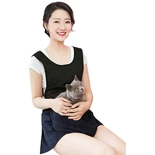 YUPPIE TONE Anti-Stick Pet Hair Apron with Big Pocket,Used to Bring Pet Cats Dogs, Pet Cleaning Apron YUPPIE TONE Anti-Stick Pet Hair Apron with Big Pocket,Used to Bring Pet Cats Dogs, Pet Cleaning Apron