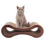 Pet Prime Cat Scratcher Lounge Cardboard Cat Scratching Pad Cardboard Cat Scratcher Lounger Scratch Lounge Furniture (S/M/L)
