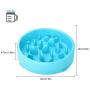JASGOOD Dog Feeder Slow Eating Pet Bowl Eco-Friendly Durable Non-Toxic Preventing Choking Healthy Design Bowl for Dog Pet