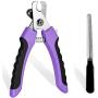 DAIRSHY Dog Nail Clippers and Trimmer - with Safety Guard to Avoid Over Cutting - Razor Sharp Blade for Thick Toenail - Professional Pet Nail Grooming Tool for Small Medium and Large Dogs, Cats