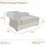 Moots Cleopatra Pet Chaise Lounge Bed Moots Cleopatra Pet Chaise Lounge Bed
