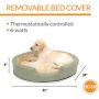 K&H Pet Products Thermo-Snuggly Sleeper Heated Pet Bed Sage