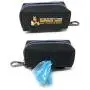 Pawfessor Dions Dog Poop Bag Holder Leash Attachment, Includes 1 Roll of Poop Bags, Waste Bag Dispenser, Lightweight Fabric, Walking, Running or Hiking Accessory Pawfessor Dions Dog Poop Bag Holder Leash Attachment, Includes 1 Roll of Poop Bags, Waste Bag Dispenser, Lightweight Fabric, Walking, Running or Hiking Accessory