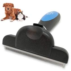 Pet Craft Supply Self-Cleaning Pet Grooming Hair Deshedding Brush Tool for Small Dogs and Cats with Short to Long Hair