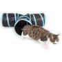 ZZK Collapsible Pet Cat Tunnel Y-Shaped Pet Puppy Kitten Play Funny Cat Toy Exercise Tunnel Cave Interactive Cat Toy Cat Drill Tent Nest