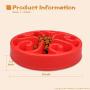 wangstar Slow Pet Bowl Slow Feeder for Dog Cats, Bloat Stop Puzzle Bowl Fun Maze Feeder Slow Feeding Anti-Skid Design