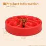 wangstar Slow Pet Bowl Slow Feeder for Dog Cats, Bloat Stop Puzzle Bowl Fun Maze Feeder Slow Feeding Anti-Skid Design wangstar Slow Pet Bowl Slow Feeder for Dog Cats, Bloat Stop Puzzle Bowl Fun Maze Feeder Slow Feeding Anti-Skid Design