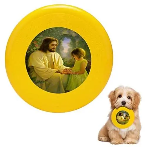 Pet Frisbee Flying Disc Dog Toy - Multifunction I Feel My Saviors Love Greg Olsen Pet Frisbee Flying Disc Dog Toy - Multifunction I Feel My Saviors Love Greg Olsen