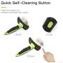 Deshedding and Dematting Comb, Pet Grooming Brush Kit with Quick Release Hair Off Button, Suitable for Medium and Long Pet Hair