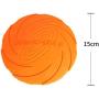 1 Pcs Dog Frisbee Toy, Soft Pet Toy Frisbee Flying Disc Tooth Resistant Outdoor Dog Training Multiple Colors, Floating Water Dog Toy Suitable for Small, or Medium Dogs Outdoor Training