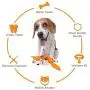 Aildysee Plush Dog Toys , Squeaky Dog Toys for Boredom,Durable Chew Dog Toys for Dogs,Interactive Stuffed Fox Dog Pet Toys for Small,Medium Dogs