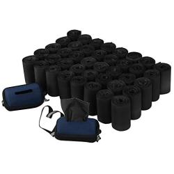 Morcte 100% Biodegradable Dog Waste Bags, 1000 Strong Poop Bags, 40 Rolls, Black