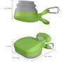 KALLAK Portable Dog Poop Scooper，Sanitary Dog Waste Pick Up, Heavy Duty Dog Waste Cleaner with Bag Dispenser, Dog Leash Clip and Waste Bags Included