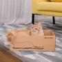 FUKUMARU Cat Scratcher Cardboard 5 PCS with Box, Reversible Cat Scratch Pad, Kitty Corrugated Scratching Bed