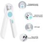 HABOM Dog & Cat Pets Nail Clippers and Trimmers - with Transparent Cover to Avoid Nail Flying, Free Nail File, Razor Sharp Blade - Professional Grooming Tool for Large and Small Animals