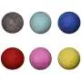 Comfy Pet Supplies Set of 6-100% Wool Felt Ball Toys for Cats and Kittens, Handmade Colorful Eco-Friendly Cat Wool Balls Comfy Pet Supplies Set of 6-100% Wool Felt Ball Toys for Cats and Kittens, Handmade Colorful Eco-Friendly Cat Wool Balls