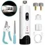Dallfoll Dog Nail Grinder with LED Light, 3-Speed Electric Rechargeable Pet Nail Trimmer with Pet Nail Clipper and File, Painless Paws Grooming & Smoothing for Small Medium Large Dogs Pet Dallfoll Dog Nail Grinder with LED Light, 3-Speed Electric Rechargeable Pet Nail Trimmer with Pet Nail Clipper and File, Painless Paws Grooming & Smoothing for Small Medium Large Dogs Pet