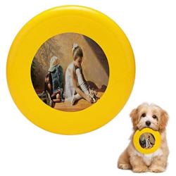 Pet Frisbee Flying Disc Dog Toy - Multifunction Denim to Lace Greg Olsen