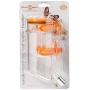 Choco Nose H220 Patented No Drip Top-Fill Small-Sized Dog Water Bottle, Cat Water Feeder with Hook, Pet Water Dispenser, Water Bottle 13.5 Oz. Nozzle Diameter: 16mm
